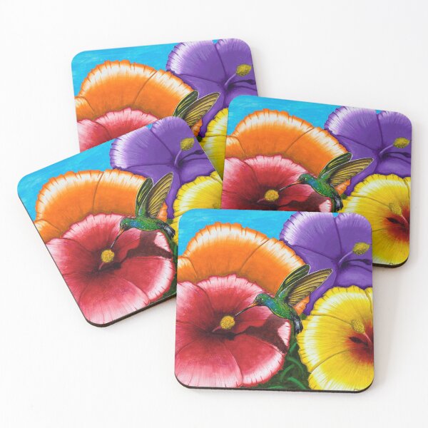 Item preview, Hummingbird and Flowers designed and sold by dbooth4u2.