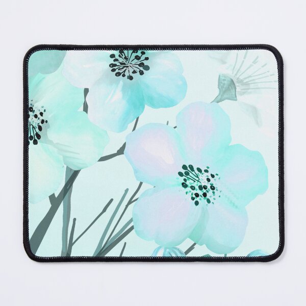 Item preview, Turquoise Floral Art  designed and sold by Tshirtstory.