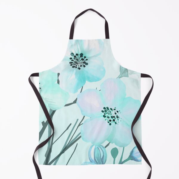 Item preview, Turquoise Floral Art designed and sold by Tshirtstory.