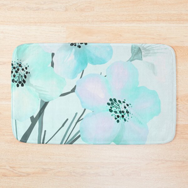 Item preview, Turquoise Floral Art  designed and sold by Tshirtstory.