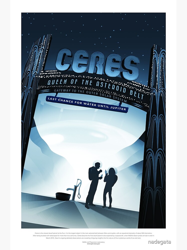 NASA Space Tourism Posters: Ceres by nadegata