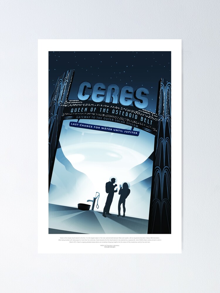 Alternate view of NASA Space Tourism Posters: Ceres Poster