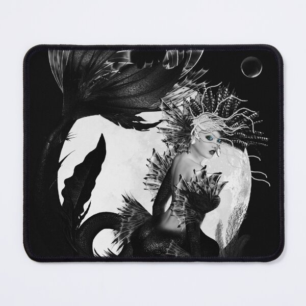 Item preview, La Mer - Pearl Art Deco Mermaid designed and sold by Shanina Conway.