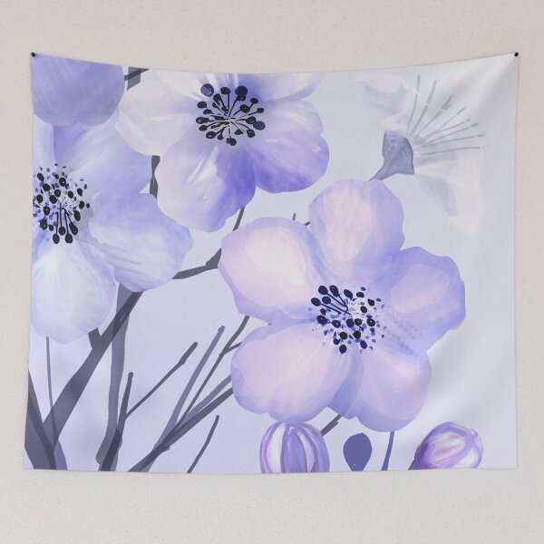 Item preview, Violet Floral Art  designed and sold by Tshirtstory.