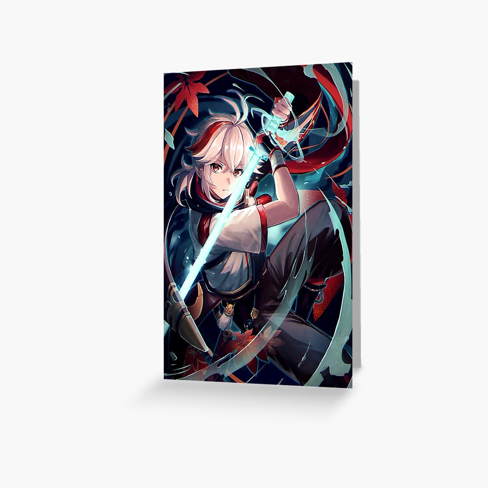 "Kazuha genshin" Greeting Card for Sale by Zelinslen Redbubble