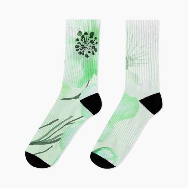 Item preview, Light Green Floral Art  designed and sold by Tshirtstory.