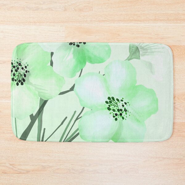 Item preview, Light Green Floral Art  designed and sold by Tshirtstory.