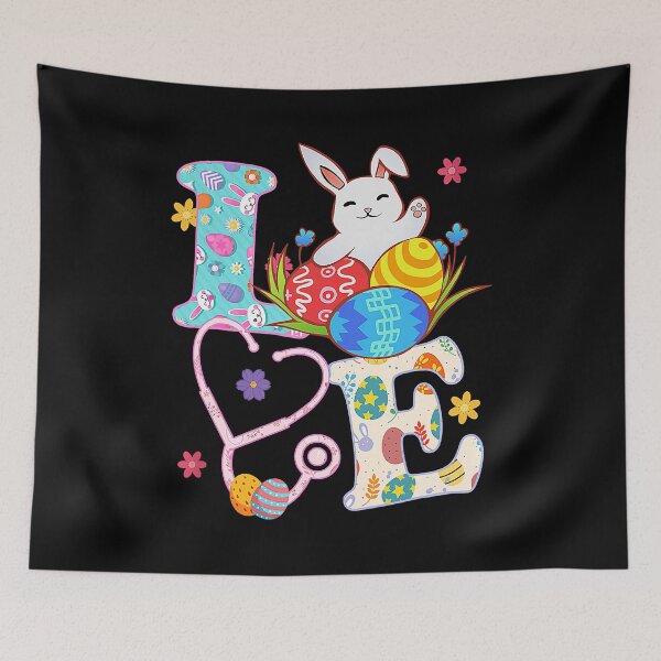 Item preview, Stethoscope Scrub Life Nurse Bunny Easter Day Outfits Gift designed and sold by GardNewerd.