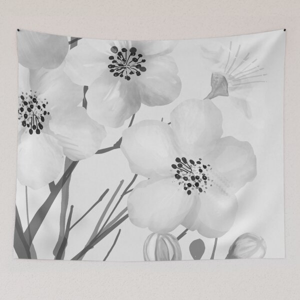 Item preview, Grey floral Art  designed and sold by Tshirtstory.