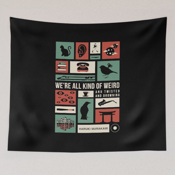 Item preview, Haruki Murakami  designed and sold by BAkaiwaii32.
