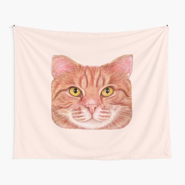 Artikel-Vorschau von Quadratische Katzenzeichnung mit Buntstiften, designt und verkauft von DipakSonarArt.