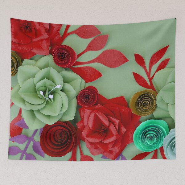 Item preview, Red Flowers Art  designed and sold by Tshirtstory.