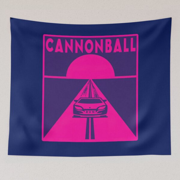 Item preview, Cannonball Run Pink Logo designed and sold by ErikYSTORE.