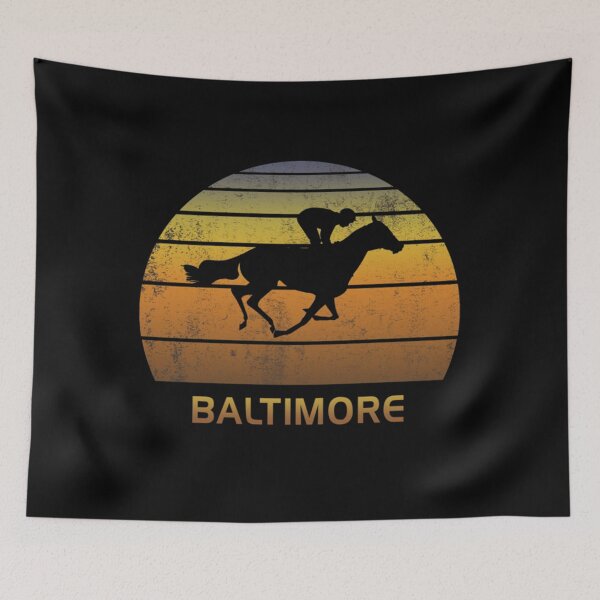 Item preview, Horse Vintage Racing Baltimore Fan Horses Race Men Women Lovers Cool Betting   designed and sold by Oscucas.