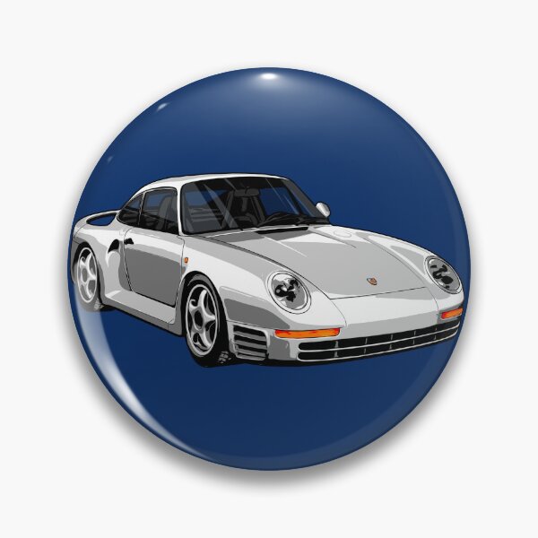 Item preview, Illustrated German ICON - 959 - Graphic Artwork (grey / silver) designed and sold by SketchNinja.