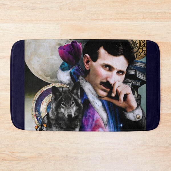 Item preview, Nikola Tesla Scientist Science Inventions 369 Universe designed and sold by Seruni Artworks.