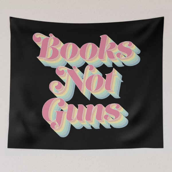 Item preview, Books Not Guns designed and sold by Texterns.