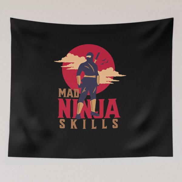 Item preview, Mad Ninja Skills Ninjutsu Dad Ninja designed and sold by CattlettArt.