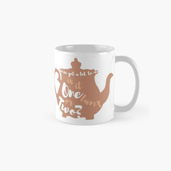 Disney's Beauty and the Beast A New Musical Gold Reflective Coffee Mug Cup