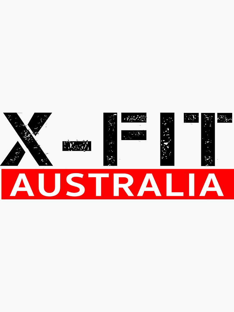 "XFit Australia" Sticker for Sale by DavidMay Redbubble