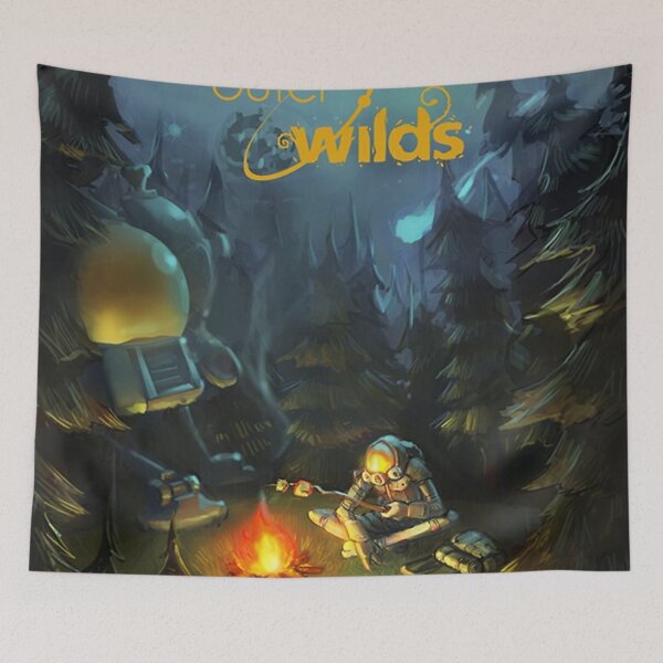 Aperçu de l'œuvre Camp Outer Wilds créée et vendue par markbhale.