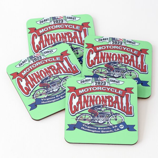 Item preview, Motorcycle Cannonball Run, VA, CA, 2023 designed and sold by ErikYSTORE.