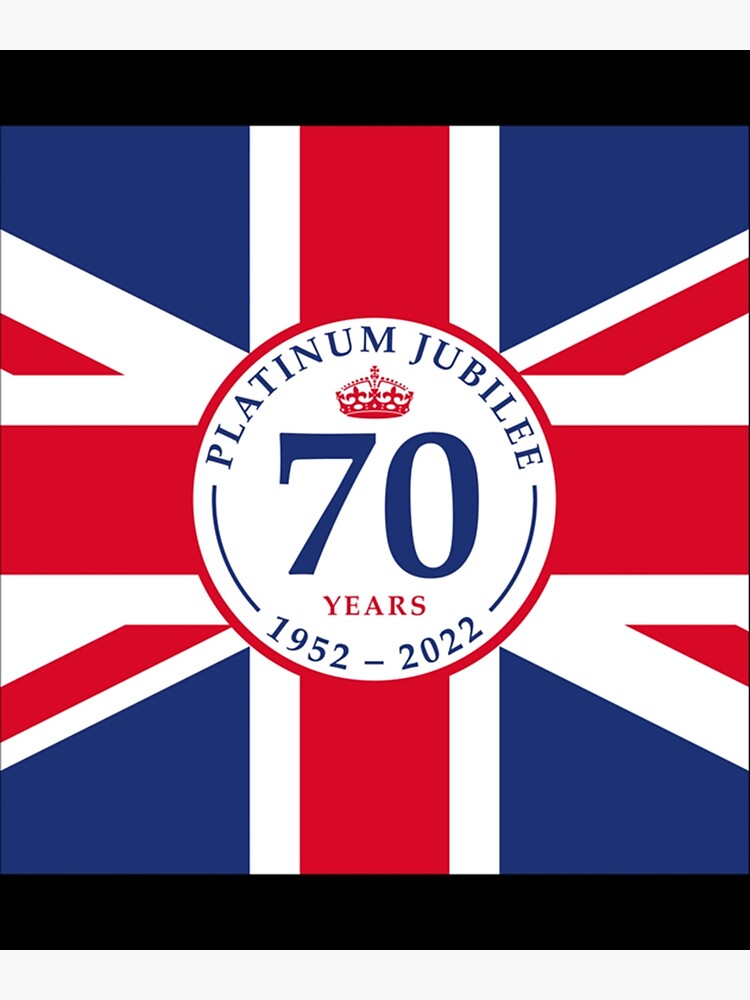 "Platinum Jubilee Flag " Poster for Sale by royalfamilyxZSx Redbubble