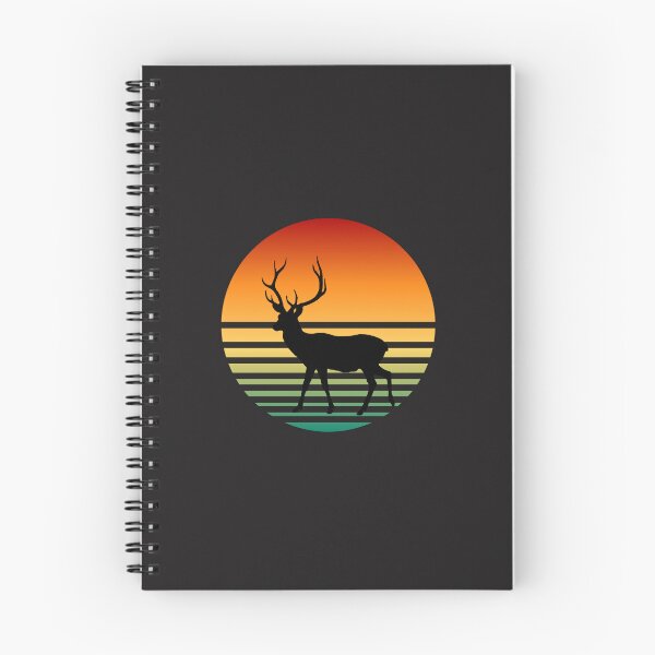 Item preview, Vintage 1980s deer in sunset,Deer Hunter, Bow Hunter, deer lover, vintage 80s outdoor vacation, sunrise doe elk designed and sold by MyGoodFortune.