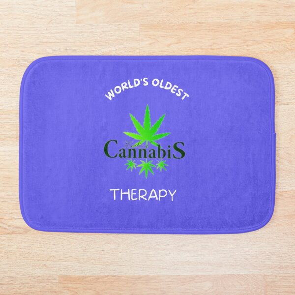 Aperçu de l'œuvre Marijuana médicale, la thérapie la plus ancienne au monde, Weed Leaf Cannabis Stoner Marijuana, Leaf Gold, Love Bud créée et vendue par BestDesignbySof.