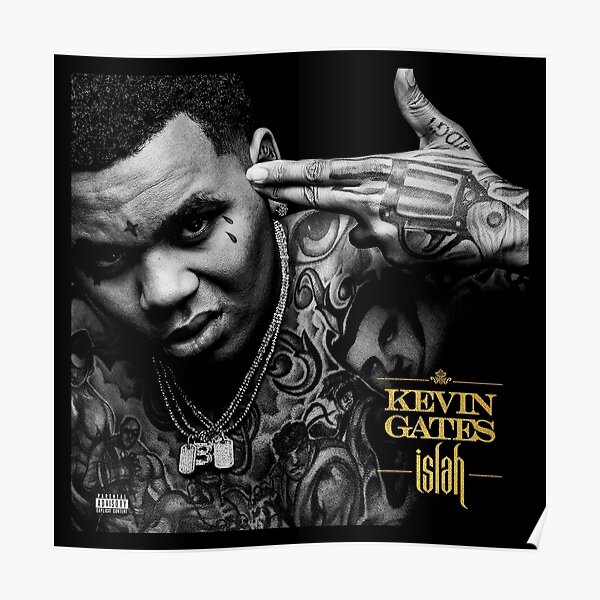 Details about   X-689 Kevin Gates Islah Rap Artist Music 2020 Fabric Poster 40 24x36 