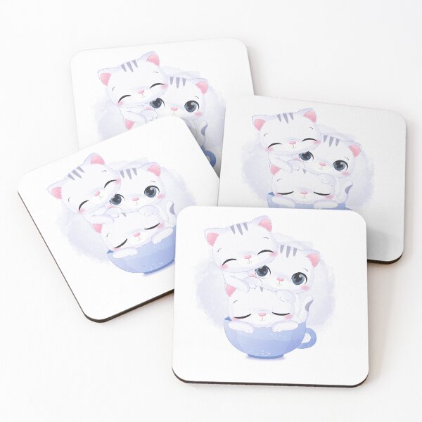 Item preview, cute cats designed and sold by Napoprasanna.
