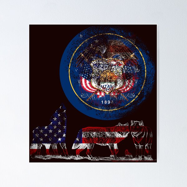 Item preview, WOLF PACK UTAH  designed and sold by SK8N.