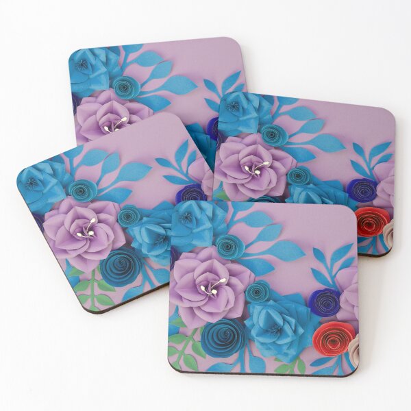 Item preview, Turquoise Flowers Art  designed and sold by Tshirtstory.
