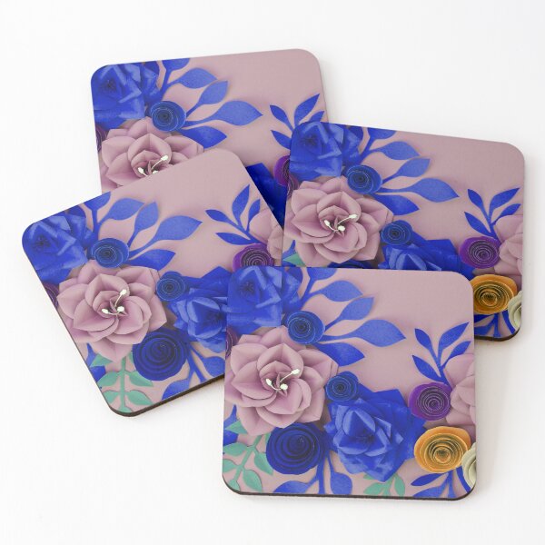 Item preview, Navy Blue Flowers Art  designed and sold by Tshirtstory.