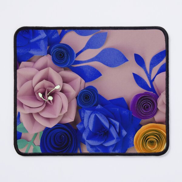 Item preview, Navy Blue Flowers Art designed and sold by Tshirtstory.