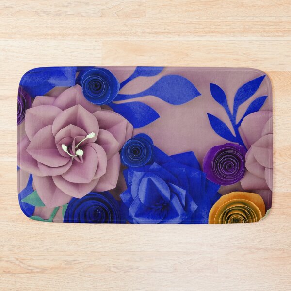 Item preview, Navy Blue Flowers Art  designed and sold by Tshirtstory.