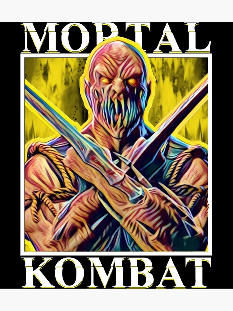 Mortal Kombat Baraka Smile Sticker for Sale by Shinobi23