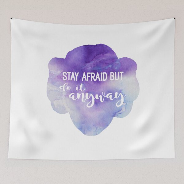 Item preview, Stay Afraid But Do It Anyway designed and sold by Vixy of the Deep.