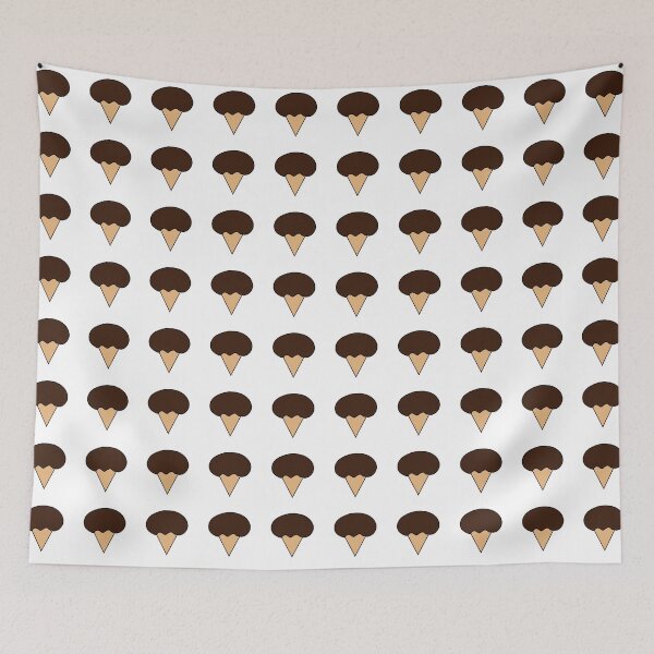 Item preview, chocolate cone ice cream brown color designed and sold by khulisara246.