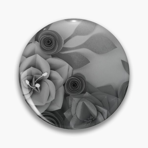 Item preview, Black Grey Flowers Art  designed and sold by Tshirtstory.