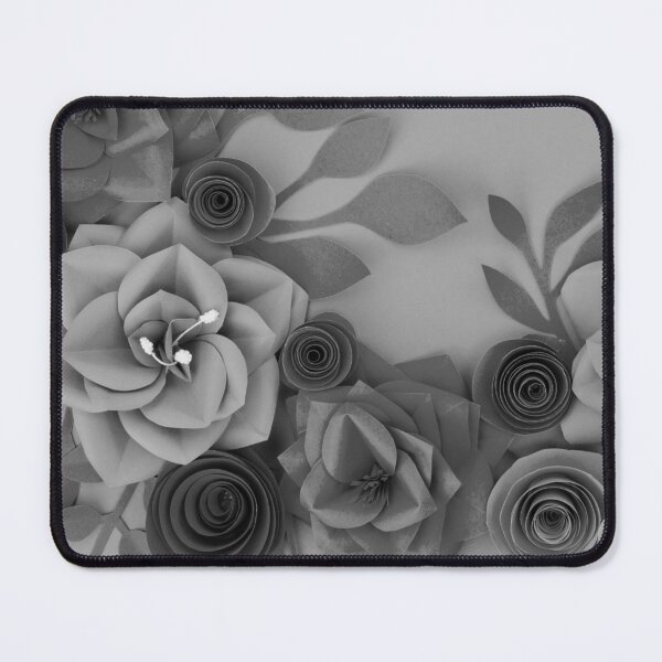 Item preview, Black Grey Flowers Art  designed and sold by Tshirtstory.