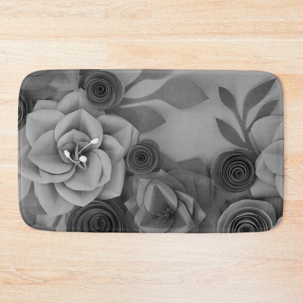 Item preview, Black Grey Flowers Art  designed and sold by Tshirtstory.