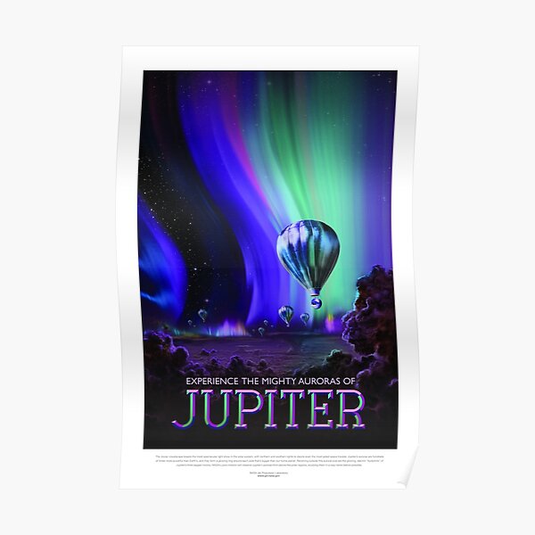 Affiches du tourisme spatial de la NASA: Jupiter Poster