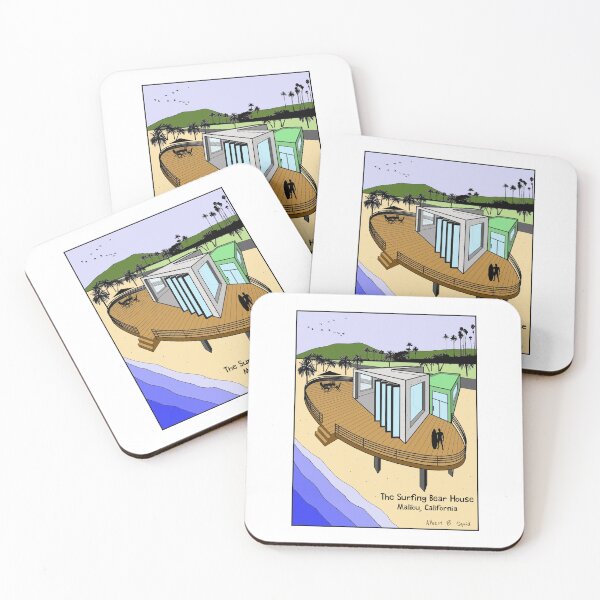 Item preview, The Surfing Bear House 3 designed and sold by Square Root of Squid.