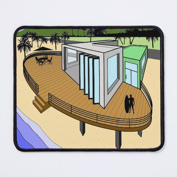Item preview, The Surfing Bear House 3 designed and sold by Square Root of Squid.