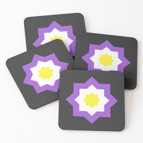 Item preview, Nonbinary Pride Star Pattern designed and sold by PatternSalad.