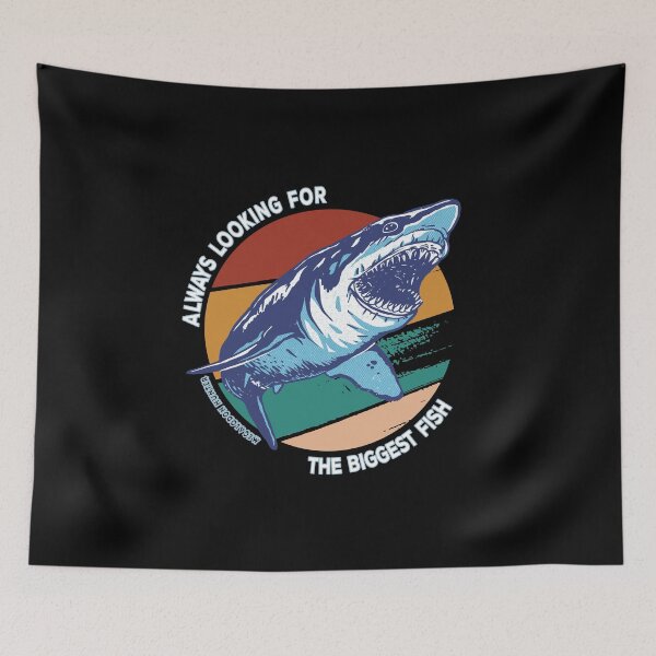 Item preview, Always Looking For The Biggest Fish Megalodon Love designed and sold by Merchandiser099.
