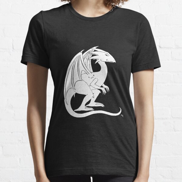 Smirking Dragon (white) Essential T-Shirt