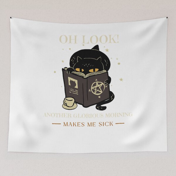 Item preview, People Classic Oh Look Another Glorious Morning Makes Me Sick Vintage Style Art designed and sold by Tylersheilaad.