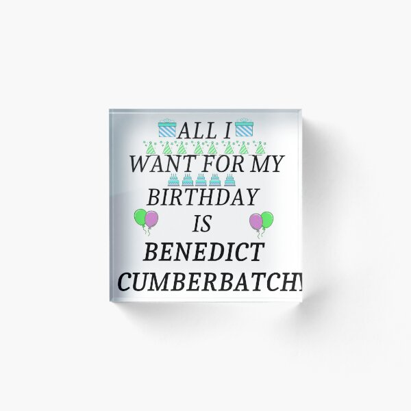 Item preview, Birthday Cumberbatch designed and sold by Samelia.